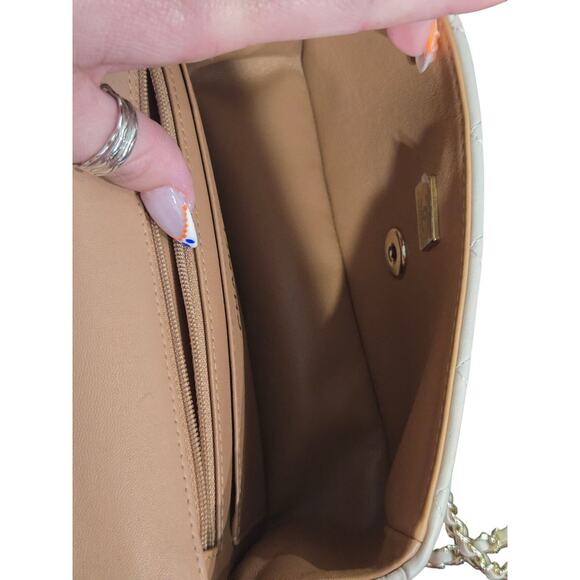 2023 Chanel Quilted Lambskin Mini Flap Top Handle Bag w/ Entrupy (15197) - Picture 13 of 16